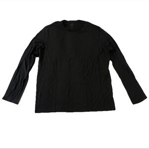Icebreaker Merino Wool Long Sleeve Men’s Shirt XL Black Base Layer Lightweight